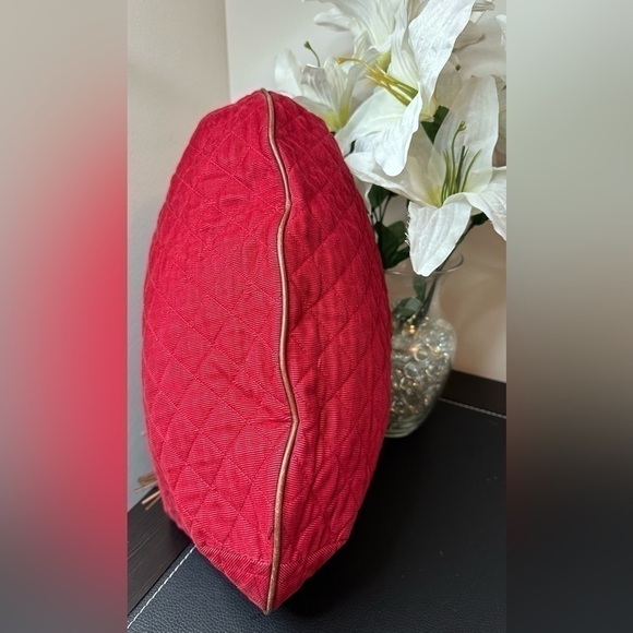 Vera Bradley Red Corduroy XL hobo bag EUC‌‌‌‌‌‌ - Picture 13 of 17